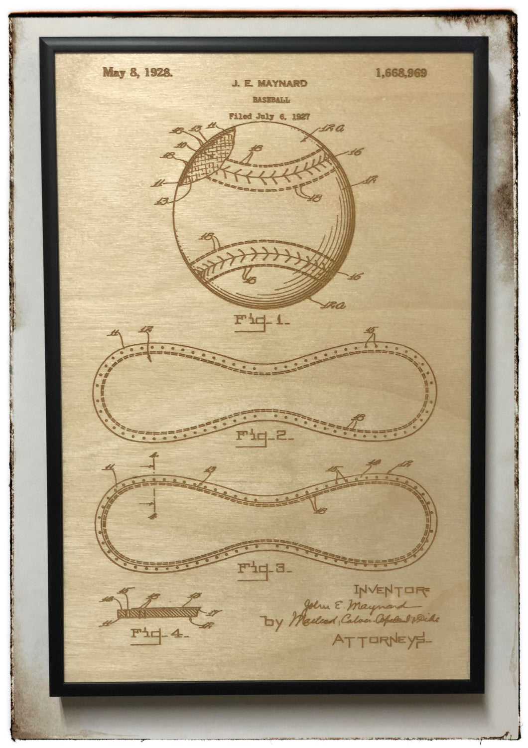 Baseball Patent Drawing