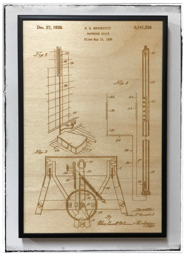 Bathroom Scale Patent Drawing