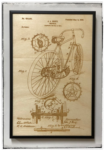 Bicycle Patent Drawing