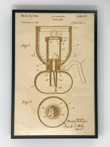 Coffee Maker Patent Drawing