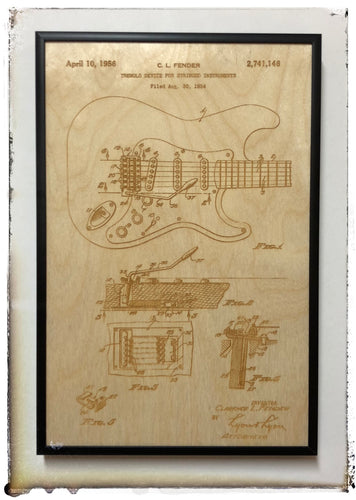 Fender Guitar Patent Drawing