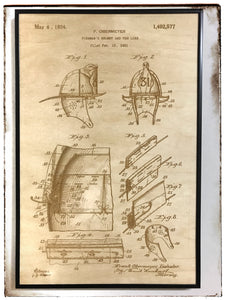 Fireman's Helmet Patent Drawing