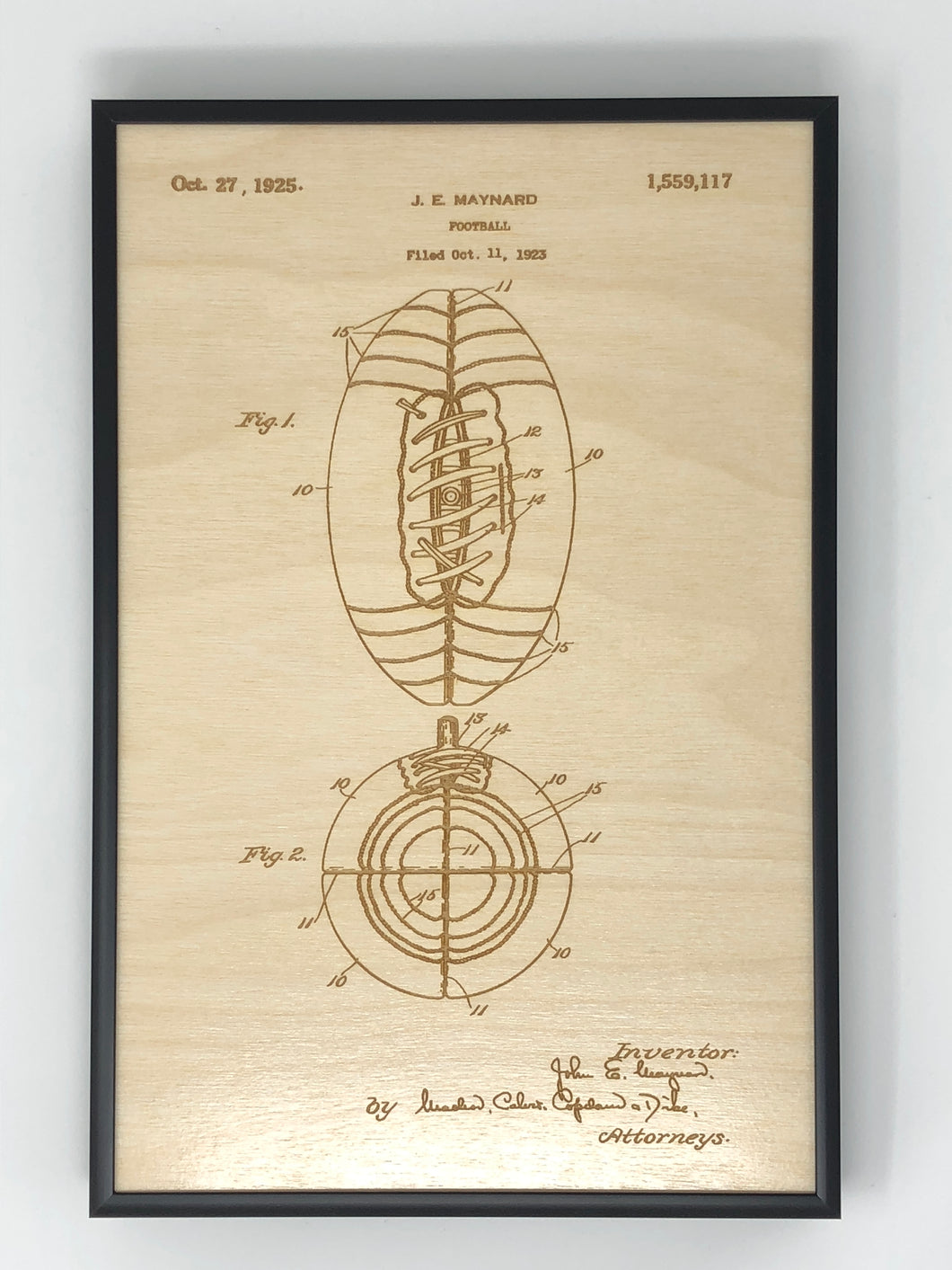 Football Patent Drawing