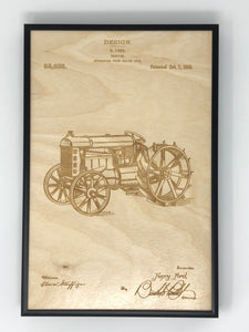 Ford Tractor Patent Drawing