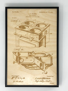 Gas Stove Patent Drawing