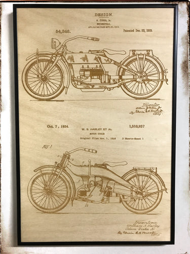 Harley Davidson Patent Drawing