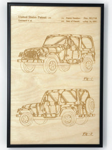 97 Wrangler Patent Drawing