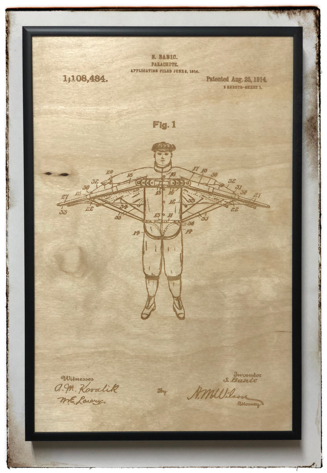 Parachute Patent Drawing