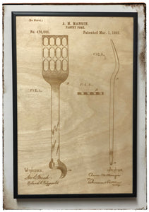 Pastry Fork Patent Drawing