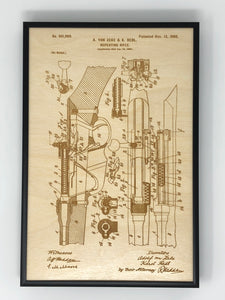 Repeating Rifle Patent Drawing