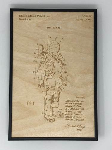 Space Suit Patent Drawing