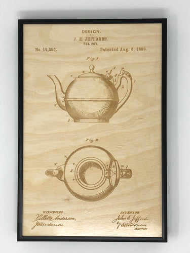 Tea Pot Patent Drawing