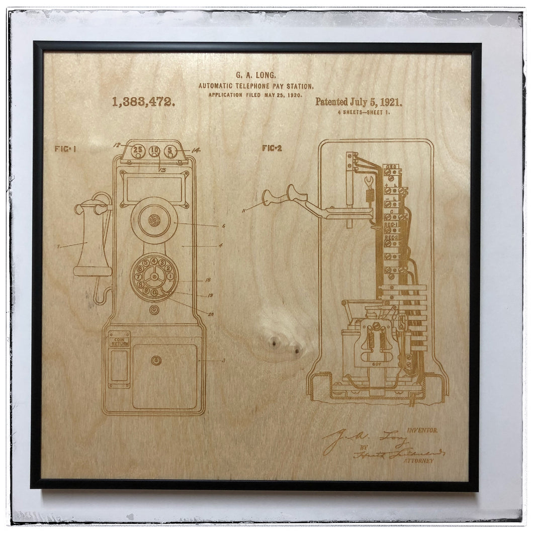 Pay Phone Patent Drawing