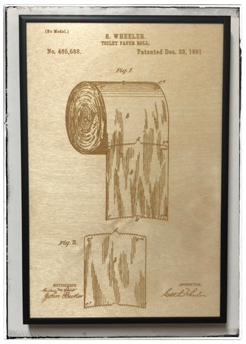 Toilet Paper Roll Patent Drawing