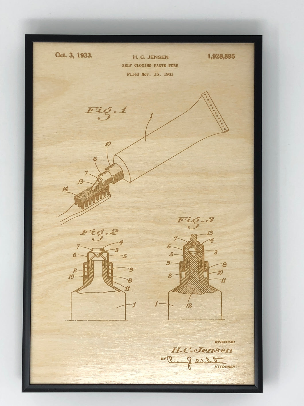 Tooth Paste Tube Patent Drawing