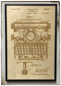 Typewriter Patent Drawing
