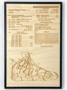 Athletic Shoe Tongue and Backtab Pull Patent Drawing